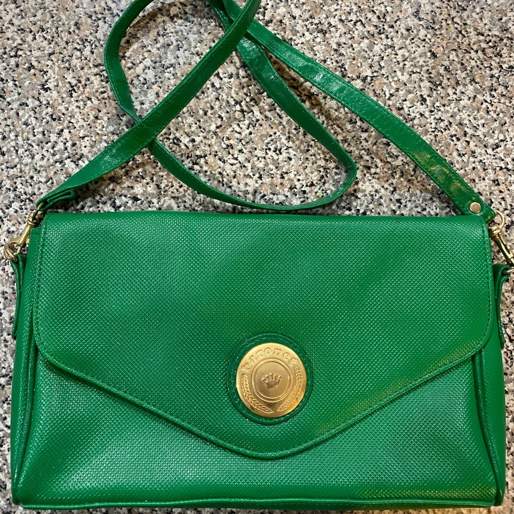 Baronet Vintage Bright Green Purse